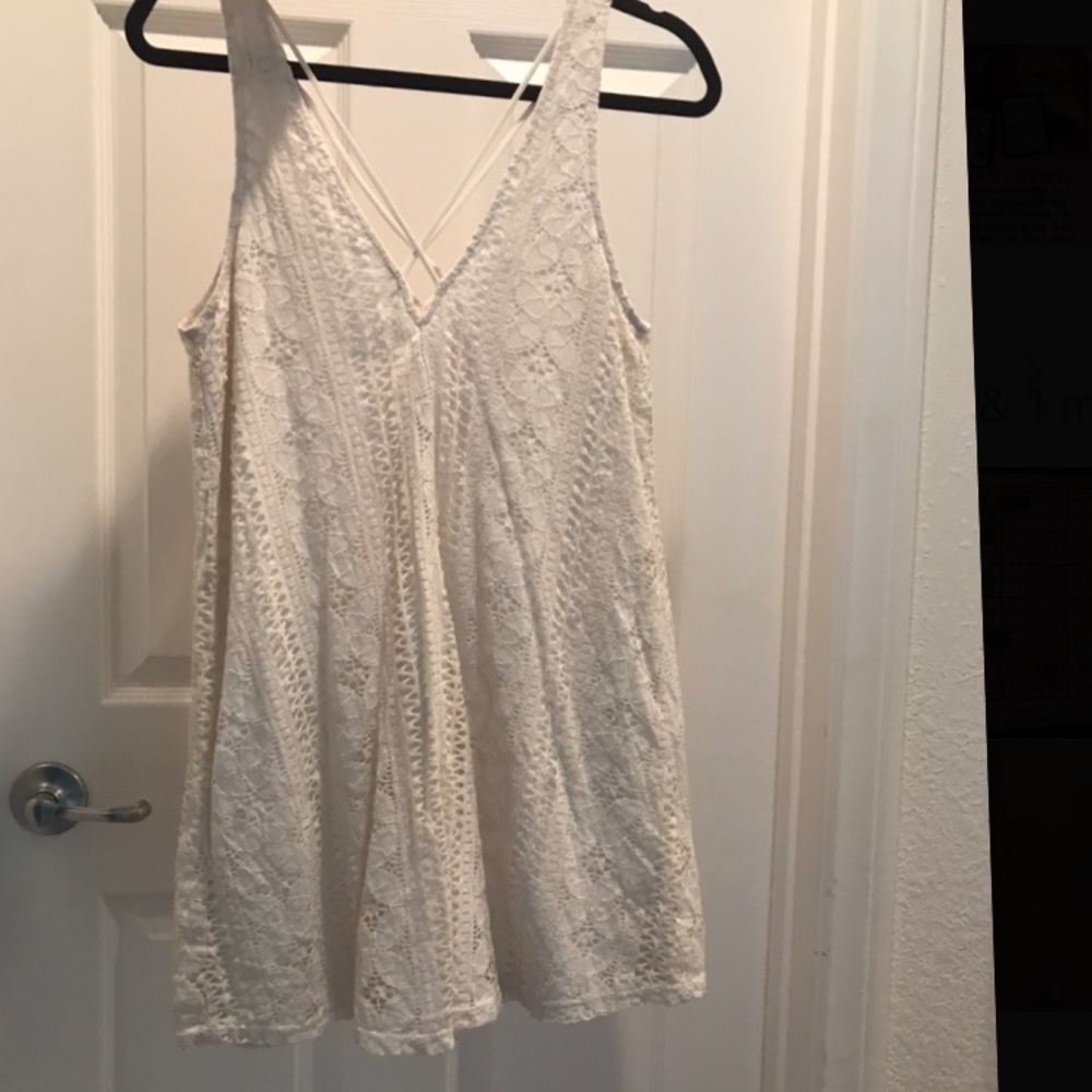 Lace mini dress